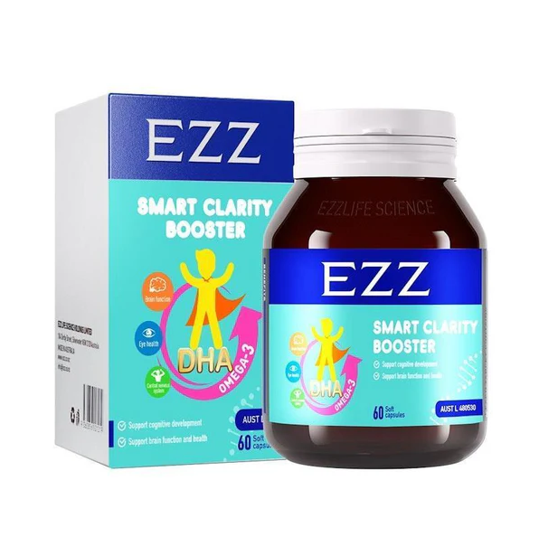 EZZ Smart Clarity Booster 聪明丸DHA 60粒【保质期2028/12】